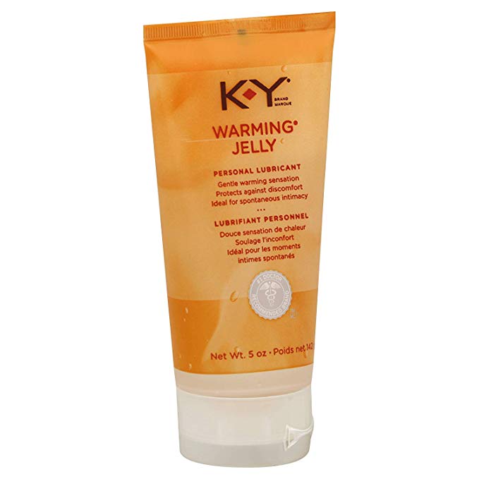 K-Y Warming Jelly Personal Lubricant (5 oz), Premium Non-Greasy Warming Lube for Women, Men & Couples