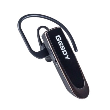 Hapyia Wireless Lightweight Bluetooth Headset, Up to 24 Hours Talk Time and 22 Hours Music Time, Built-in Microphone (Black)