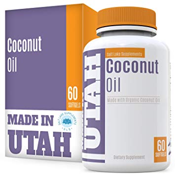 FLASH SALE - Organic Coconut Oil With Lauric Acid - Supports The Immune System, Rejuvenates The Skin And Raises Metabolism for a Healthier Body, 100% Extra Virgin, Expeller Pressed And Unrefined