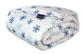 Brielle Flannel Comforter 100-percent Cotton FullQueen Snowflake