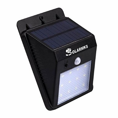 Solarmks SJ-0212 Solar Lights 3.7V Bright 200 Lumen Solar Motion Sensor Light Outdoor Waterproof