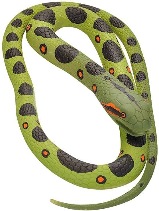 Wild Republic Rubber Snake, Anaconda Snake, Toy, Gifts for Kids, 72”