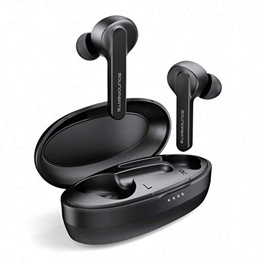 SoundPEATS Touch Control Wireless Earbuds,Bluetooth 5.0 True Wireless Headphones with Charging Case