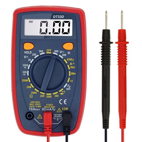 AstroAI Digital Multimeter with Ohm Volt Amp and Diode Test