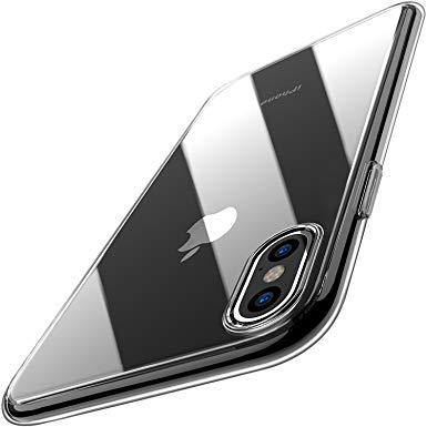 TOZO for iPhone X Case, TPU Clear Ultra Thin [1.0mm] Thinest Protect Hard Case for iPhone 10 / X transparent Lightweight Gel Skin Slim