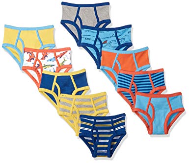 Amazon Brand - Spotted Zebra Boy's Toddler & Kids 10-Pack Brief Underwear