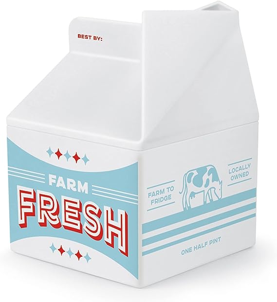 Genuine Fred FRESH PINT, Milk Carton Fridge Deodorizer