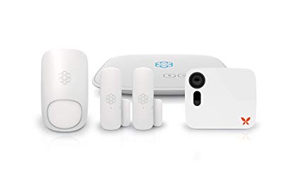 Ooma, Smart Home Security w/ Camera:  Free real-time DIY monitoring, 24x7 live video, audio alerts and notifications to unlimited recipients. Optional facial recognition, auto arm/disarm, Remote 911