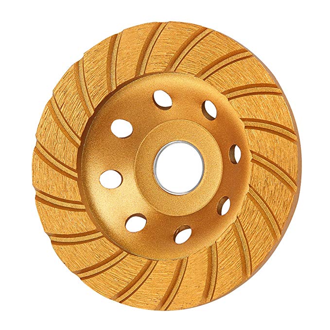 KSEIBI 644052 Super Turbo Diamond Cup wheel 4-1/2 Inch (115 mm)