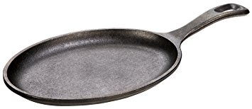 Lodge LOS3 Cast Iron Oval Serving  Griddle