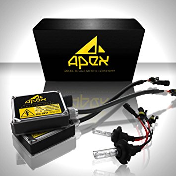 Apex 9006 / HB4 Xenon Hid Conversion Kit ( 5k 5000k Oem White Color ) " All Bulb Sizes and Colors " with Premium Digital Ballasts Hids kits