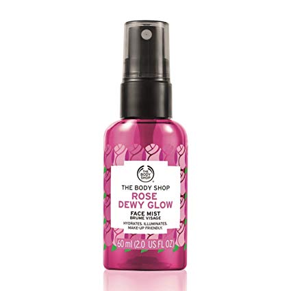 The Body Shop Rose Dewy Glow Face Mist, 2 Fl Oz (Vegan)