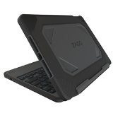 ZAGG Rugged Book Case Durable Hinged with Detachable Backlit Keyboard for iPad Air 2 - Black ID6RGK-BB0