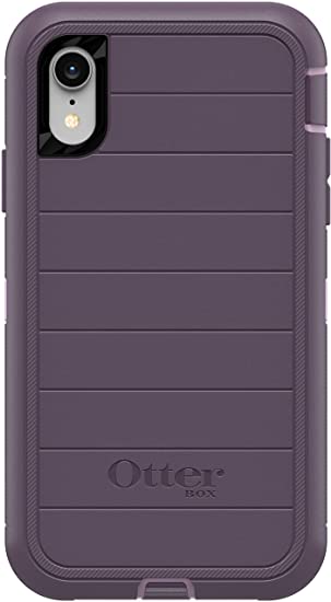 OtterBox Defender Series Rugged Case for iPhone XR - Case Only - Non-Retail Packaging - Purple Nebula (with Microbial Defense)
