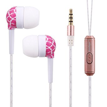 HooStars HS101W High Quality Strong Bass Stereo Audio Sound In Ear Headphones , Earbuds , Earphones with microphone , For Smart Phones , Iphones / Tablets / Laptop PCs / Mac / MP4 / PSP (white)
