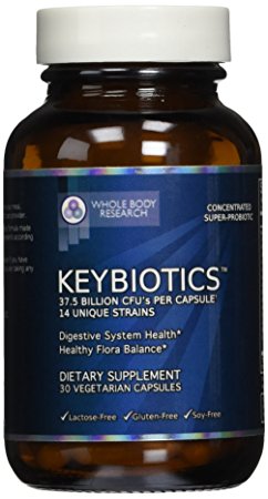 Whole Body Research Keybiotics Probiotics Probiotic Supplement, 30 Capsules