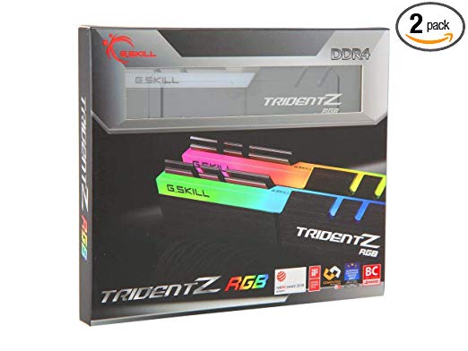 G.Skill TridentZ RGB Series 16GB (2 x 8GB) 288-Pin DDR4 SDRAM DDR4 3200 (PC4 25600) Desktop Memory F4-3200C16D-16GTZRX