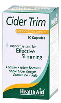 HealthAid Cider Trim - Lecithin, Apple Cider Vinegar - 90 Capsules