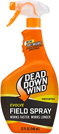 Dead Down Wind Evolve Field Spray – Unscented, Broad-Spectrum, Odor-Eliminating Hunting Spray