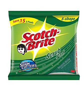 Scotch-Brite Scrub Pad, Large (Pack of 6)