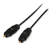 StarTechcom 15 ft Thin Toslink Digital Optical SPDIF Audio Cable - 15ft  15 Feet Optical Audio Cable