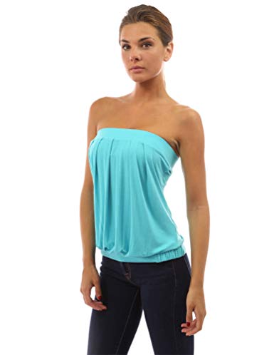 PattyBoutik Women's Pleated Tube Top