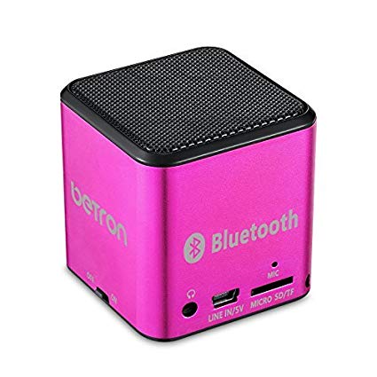 Betron MC500 Bluetooth Wireless Speakers - Pink