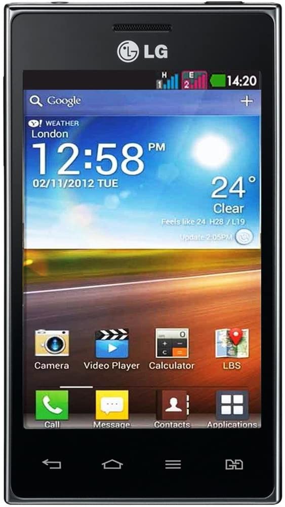 LG Optimus L5 E615 Black Dual Sim Android 4.0 ICS WiFI Unlocked Smart Phone