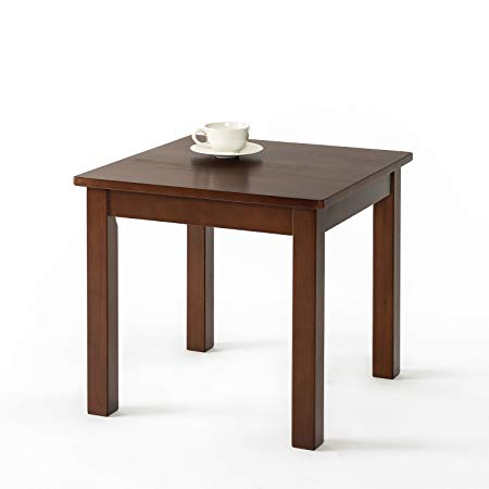 Zinus Damion Espresso Wood Side Table