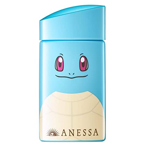 ANESSA Perfect UV Skin Care Milk"Pokemon Limited Pa" (Pikachu) Sunscreen 60mL (Pokemon Limited Package (Squirtle))