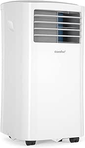 Comfee Climatiseur Mobile Portable 9000 BTU/h 2,6kW,Climatisation mobile 3-EN-1, Fonction Follow me, Minuterie, Mode nuit, Pour salon et maison de 33㎡/88m³, MPPH-09CRN7, EER A, R290