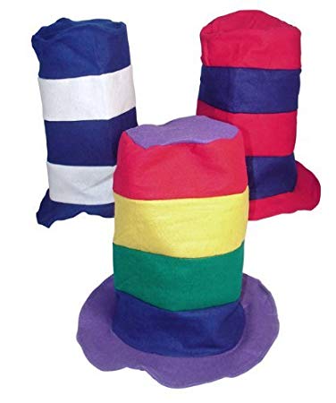Stovepipe Party Hat Assortment (1 dz) [Toy]