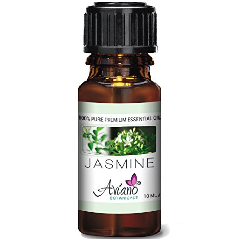 100% Pure Jasmine Essential Oil From France - Ultra Premium Undiluted Jasmine Oil By Aviano Botanicals - 10ml