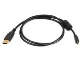 Monoprice 3ft Gold Plated 2824AWG USB 20 A Male to 5pin micro-B Male Cable w Ferrite