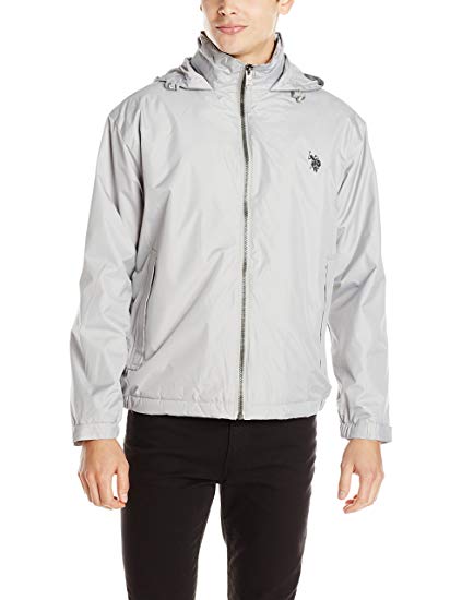 U.S. Polo Assn. Men's Hidden Hood Windbreaker