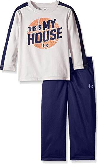 Under Armour Boys' Long Sleeve Tee and Pant Set