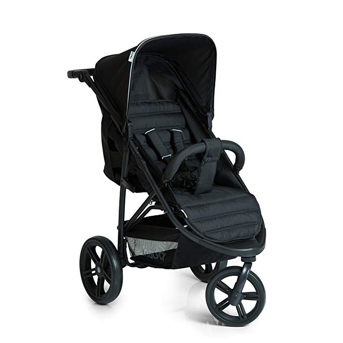 Hauck Rapid 3 Wheel Pushchair, Caviar/Black