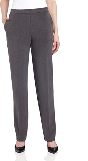 Briggs New York Women's Pull on Dress Pant Average Length & Short Length