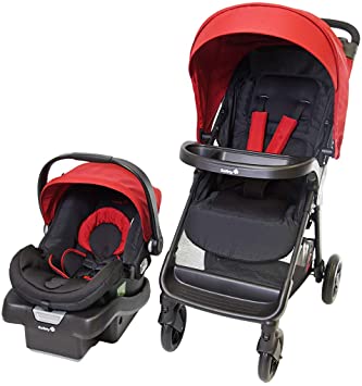 Safety 1st Smooth Ride LX Travel System - Cherry Red