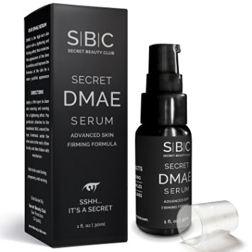 4% DMAE Serum With Hyaluronic Acid & Collagen - Firms Sagging Skin, Minimizes Fine Lines & Wrinkles For A Youthful Appearance; Instant & Cumulative Effect; No Problem Guarantee