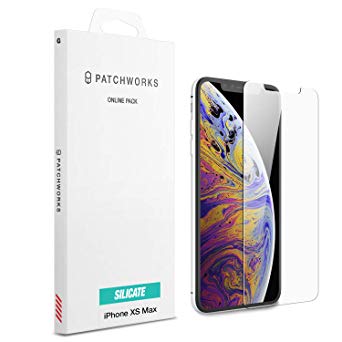 Patchworks ITG Silicate Tempered Glass Screen Protector in Clear Compatible for Apple iPhone Xs and iPhone X Screen Protector (ITG Silicate for iPhone Xs/X)