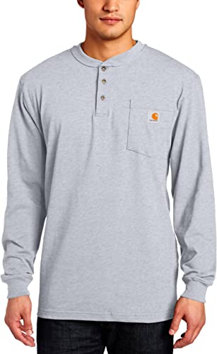 Carhartt Men's Workwear Pocket Henley Shirt (Regular and Big & Tall Sizes)