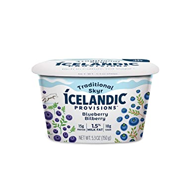 Icelandic Provisions Blueberry Bilberry Skyr, 5.3 oz