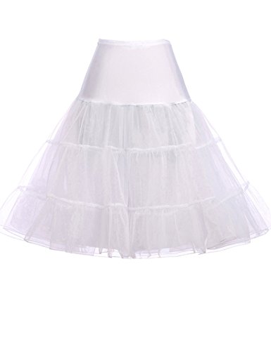 GRACE KARIN Women's 50s Vintage Petticoat Crinoline Tutu Underskirts Plus Size S-3X