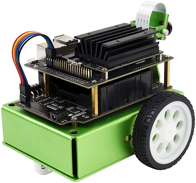 JetBot 2GB AI Kit Accessories AI-Based Smart Robot Compatible with NVIDIA Jetson Nano 2GB Developer Kit (Doesn't Include 2GB Nano)