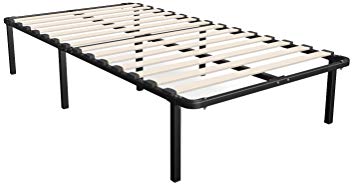 Zinus Cynthia 14 Inch MyEuro SmartBase / Wooden Slat / Mattress Foundation / Platform Bed Frame / Box Spring Replacement, Twin