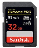 SanDisk Extreme PRO 32GB UHS-IU3 SDHC Flash Memory Card with up to 95MBs- SDSDXPA-032G-X46