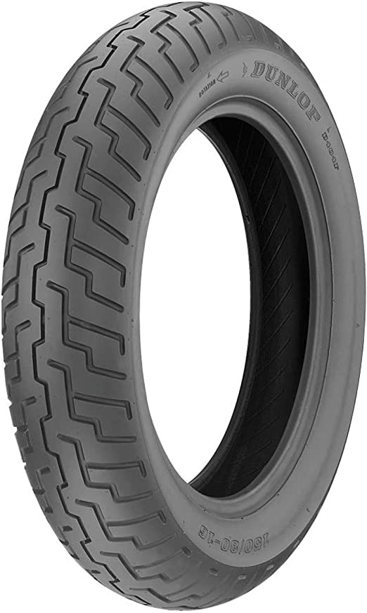 Dunlop D404 Front Motorcycle Tire 120/90-17 Tube Type (64S) Black Wall - Fits: Honda Shadow 750 ACE VT750C 1997-2005