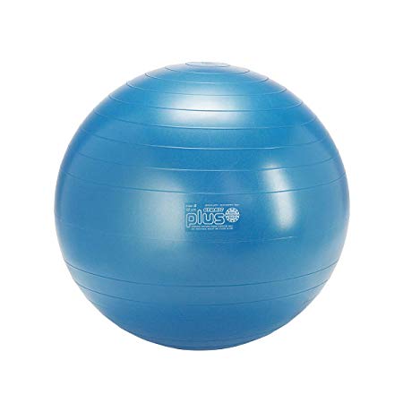 Gymnic Classic Plus Burst-Resistant Exercise Ball, Blue (65 cm)