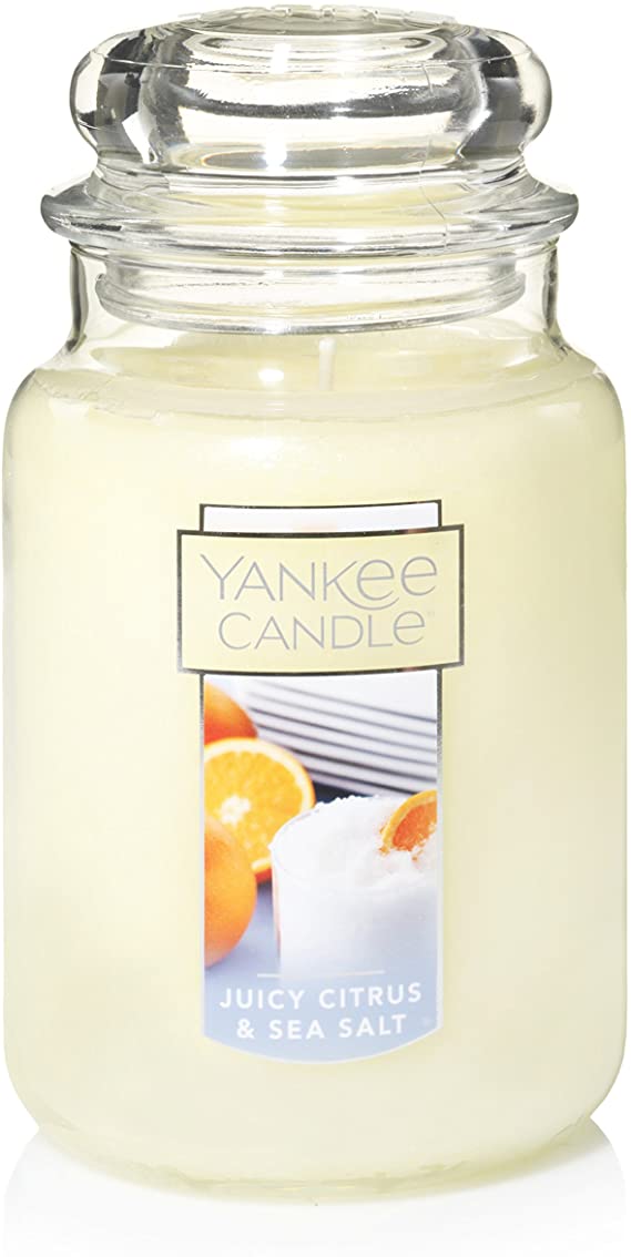 Yankee Candle Large Jar Candle, Juicy Citrus & Sea Salt